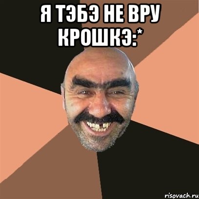 Я тЭбЭ не вру крошкЭ:* , Мем Я твой дом труба шатал