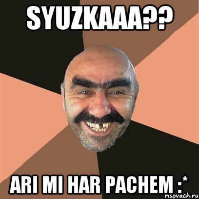 Syuzkaaa?? ari mi har pachem :*, Мем Я твой дом труба шатал