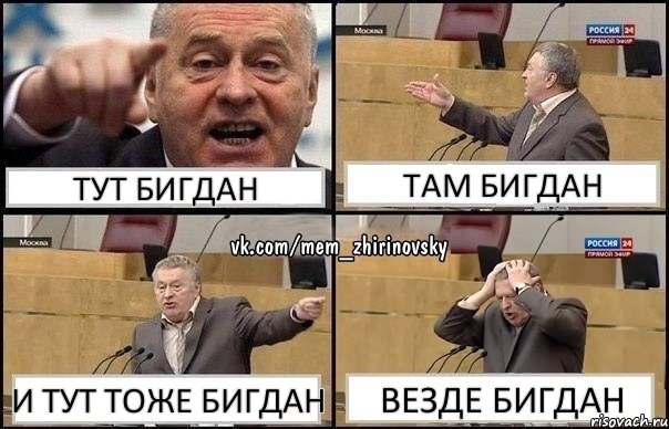 Тут Бигдан Там Бигдан И тут тоже Бигдан Везде Бигдан, Комикс Жирик