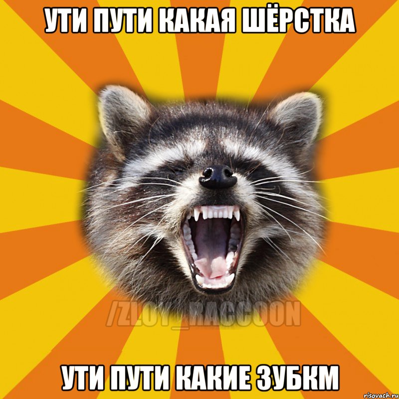 УТИ ПУТИ какая шёрстка УТИ ПУТИ какие зубкм
