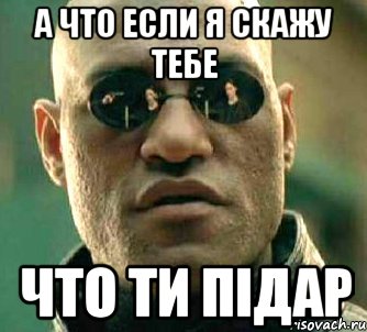 А что если я скажу тебе что ти підар, Мем  а что если я скажу тебе