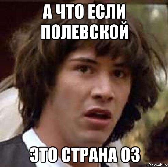 а что если Полевской это страна Оз, Мем А что если (Киану Ривз)