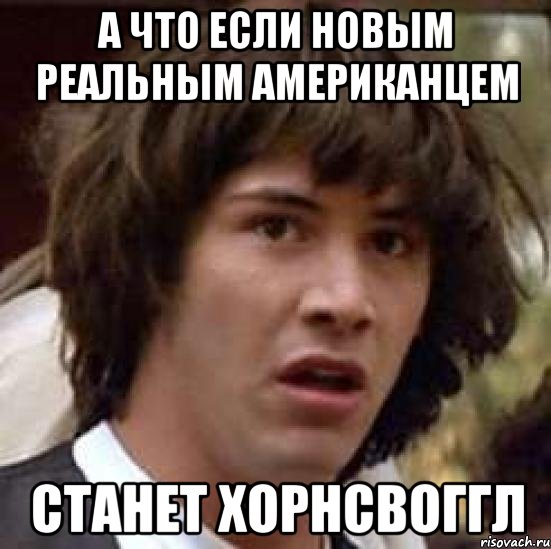 А что если новым Реальным Американцем Станет Хорнсвоггл, Мем А что если (Киану Ривз)