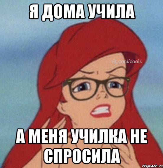 Я ДОМА УЧИЛА А МЕНЯ УЧИЛКА НЕ СПРОСИЛА