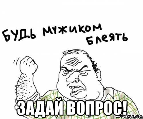  задай вопрос!, Мем блять