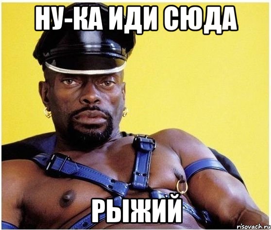 Ну-ка иди сюда рыжий, Мем Черный властелин