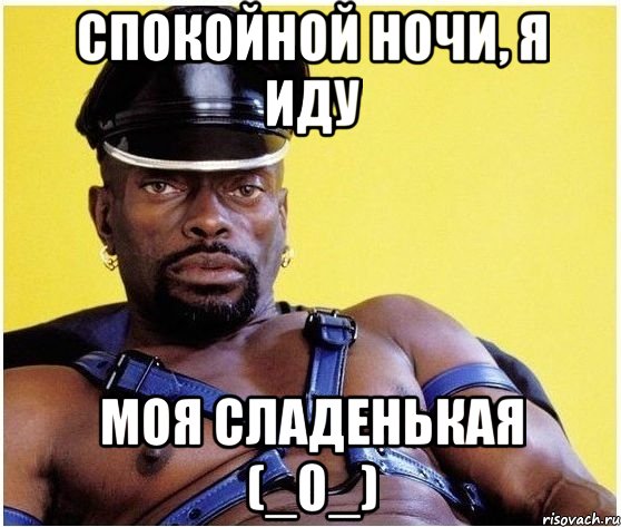 Спокойной ночи, я иду Моя сладенькая (_0_), Мем Черный властелин