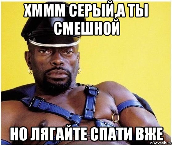 хммм серый,а ты смешной Но лягайте спати вже, Мем Черный властелин