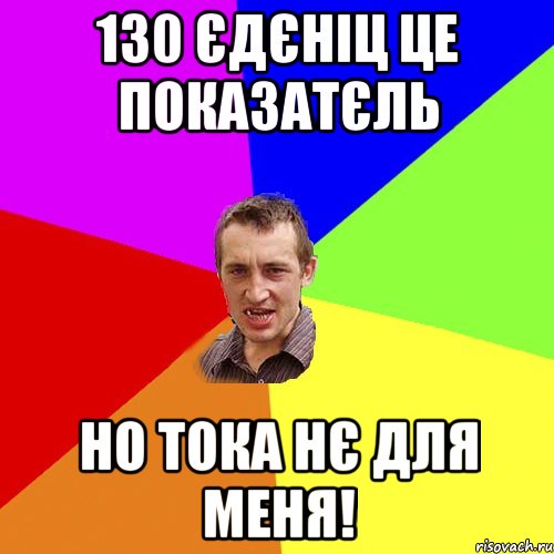 130 єдєніц це показатєль Но тока нє для меня!, Мем Чоткий паца