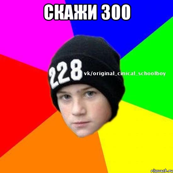 скажи 300 