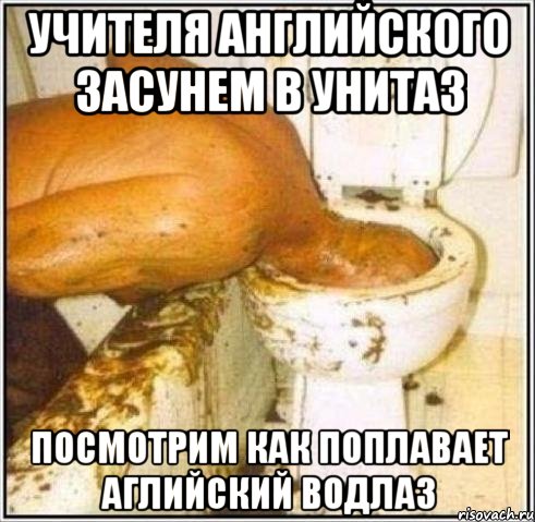 Учителя английского засунем в унитаз посмотрим как поплавает аглийский водлаз, Мем Дайвер