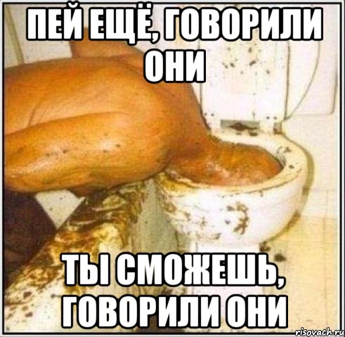 пей ещё, говорили они ты сможешь, говорили они, Мем Дайвер