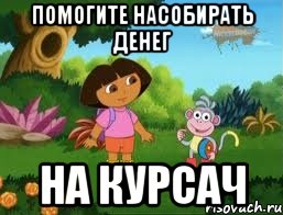 помогите насобирать денег на курсач