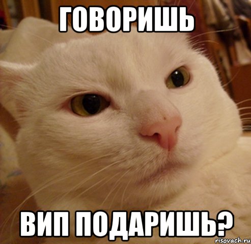 Говоришь Вип подаришь?