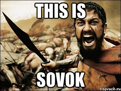 this is SOVOK, Мем Это Спарта