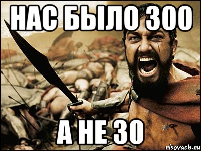 Нас было 300 А не 30, Мем Это Спарта