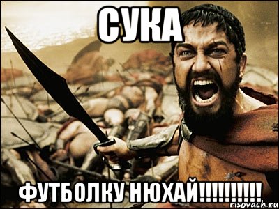 СУКА ФУТБОЛКУ НЮХАЙ!!!!!!!!!!, Мем Это Спарта