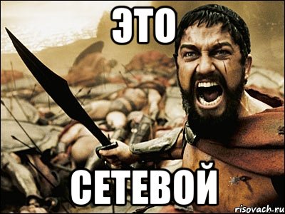 это сетевой, Мем Это Спарта