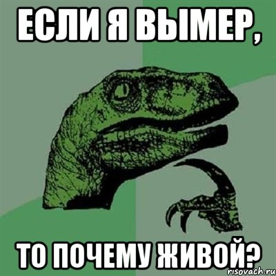 Если я вымер, То почему живой?, Мем Филосораптор