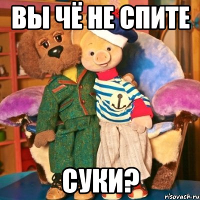 ВЫ ЧЁ НЕ СПИТЕ СУКИ?
