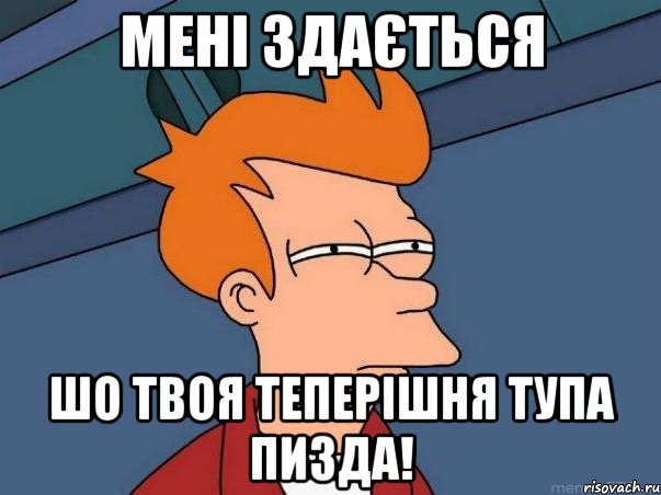 Мені здається Шо твоя теперішня ТУПА ПИЗДА!, Мем  Фрай (мне кажется или)