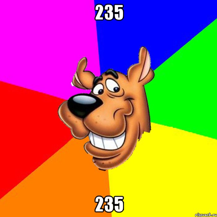 235 235, Мем hardscooby