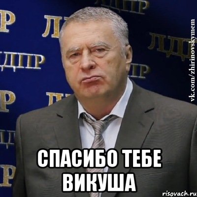  Спасибо тебе викуша, Мем Хватит это терпеть (Жириновский)