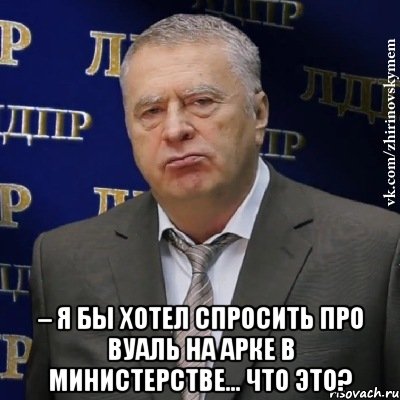  – Я бы хотел спросить про вуаль на арке в министерстве… Что это?, Мем Хватит это терпеть (Жириновский)