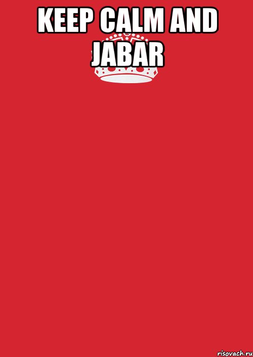 KEEP CALM and JABAR , Комикс Keep Calm 3