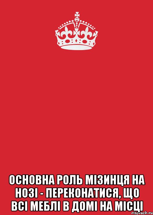  основна роль мізинця на нозі - переконатися, що всі меблі в домі на місці, Комикс Keep Calm 3