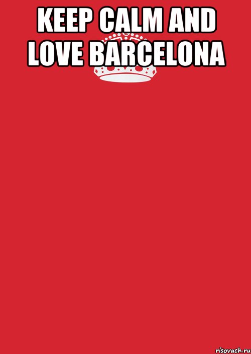 keep calm and love Barcelona , Комикс Keep Calm 3