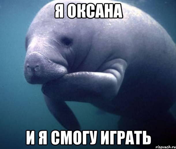 Я Оксана И я смогу играть