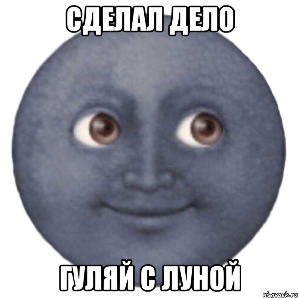 СДЕЛАЛ ДЕЛО ГУЛЯЙ С ЛУНОЙ