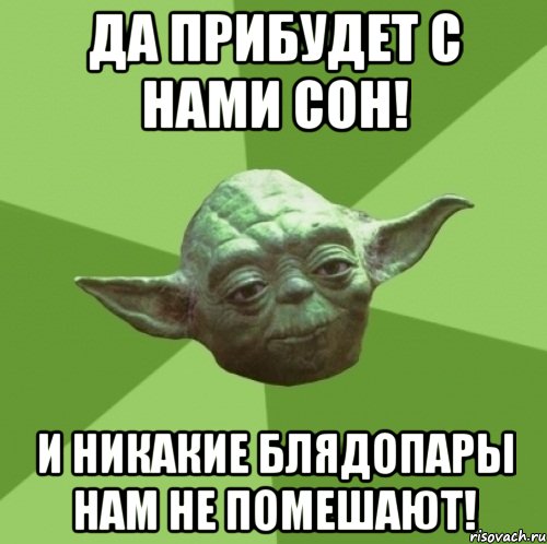 Да прибудет с нами сон! И никакие блядопары нам не помешают!, Мем Мастер Йода