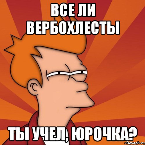 Все ли вербохлесты ты учел, Юрочка?, Мем Мне кажется или (Фрай Футурама)