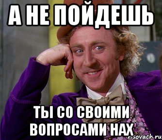 А НЕ ПОЙДЕШЬ ТЫ СО СВОИМИ ВОПРОСАМИ НАХ, Мем мое лицо