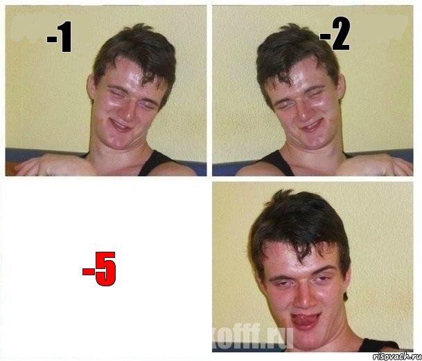 -1 -2 -5