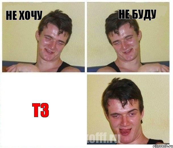 не хочу не буду ТЗ