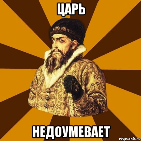 ЦАРЬ НЕДОУМЕВАЕТ, Мем Не царское это дело