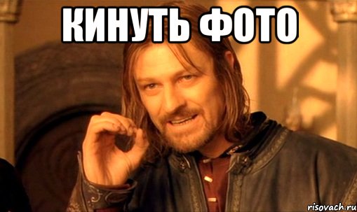 кинуть фото , Мем Нельзя просто так взять и (Боромир мем)