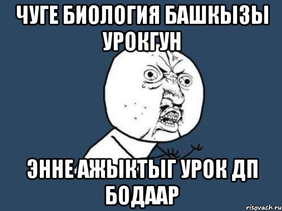 чуге биология башкызы урокгун энне ажыктыг урок дп бодаар, Мем Ну почему