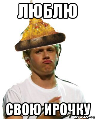 Люблю Свою Ирочку, Мем ONE DIRECTION