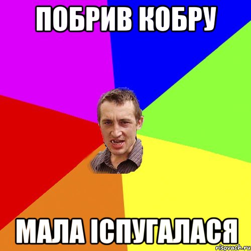 Побрив кобру мала iспугалася, Мем Чоткий паца