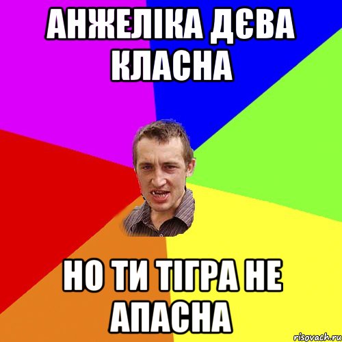Анжеліка дєва класна но ти тігра не апасна, Мем Чоткий паца