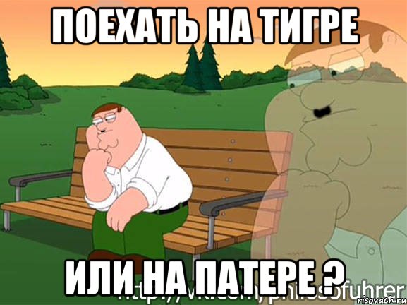 ПОЕХАТЬ НА ТИГРЕ ИЛИ НА ПАТЕРЕ ?, Мем Piter Hitler
