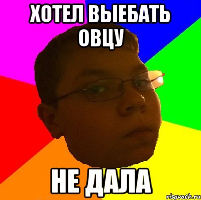 Хотел выебать овцу Не дала