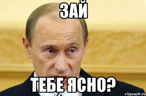 зай тебе ясно?, Мем путин