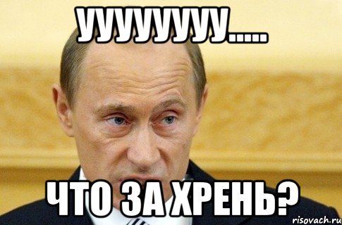 Уууууууу..... Что за хрень?, Мем путин