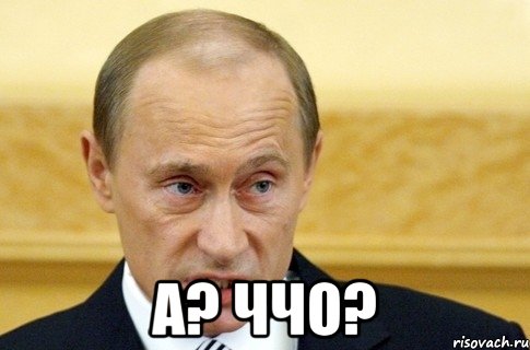  а? ччо?, Мем путин