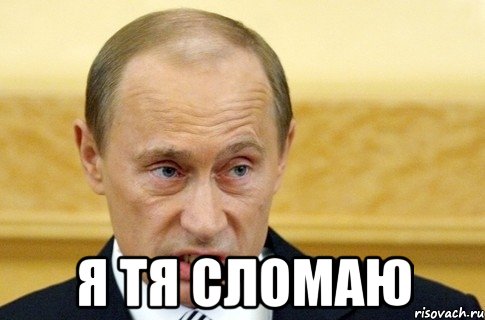  я тя сломаю, Мем путин